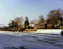 Train station in Hammelburg, Germany