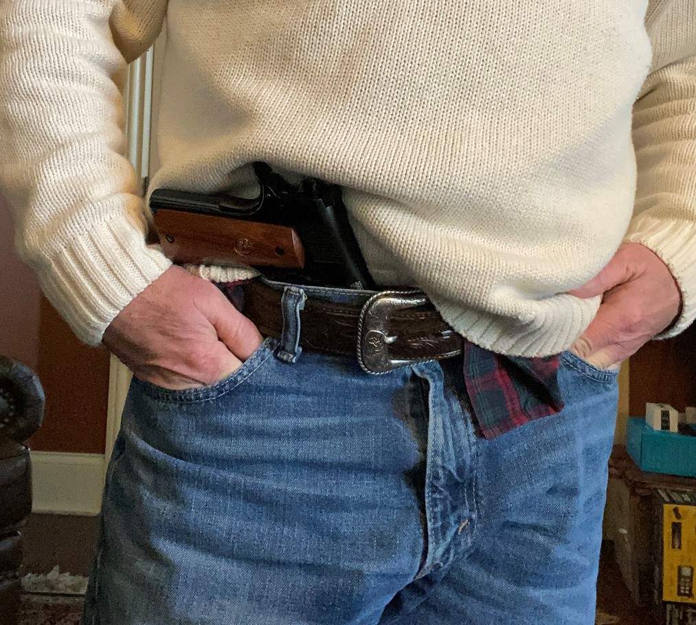 Gold Cup inside waistband carry