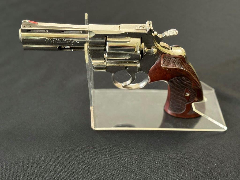 Colt Python wearing Roper target grips