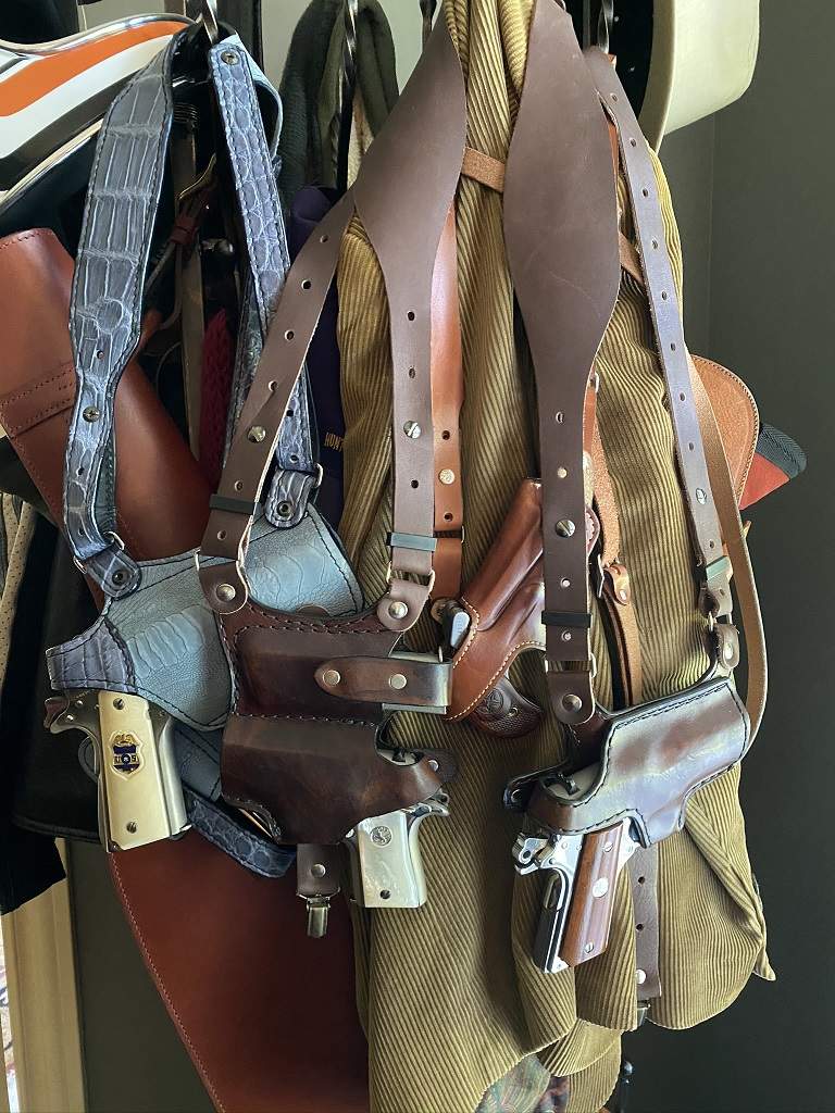 Alligator skin holster