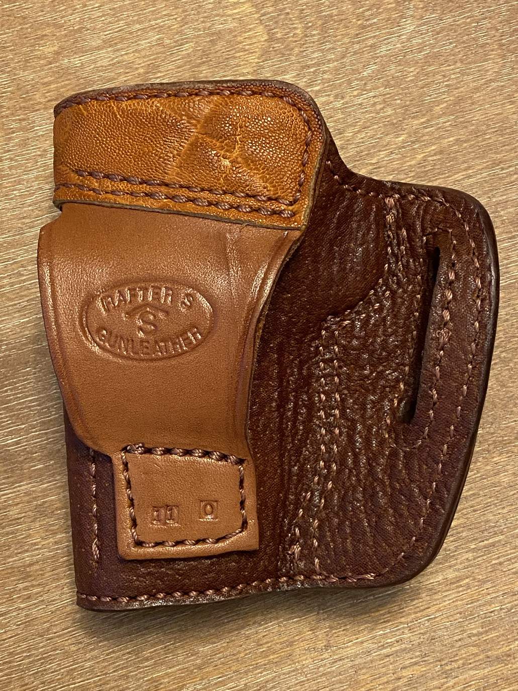 Elephant hide holster
