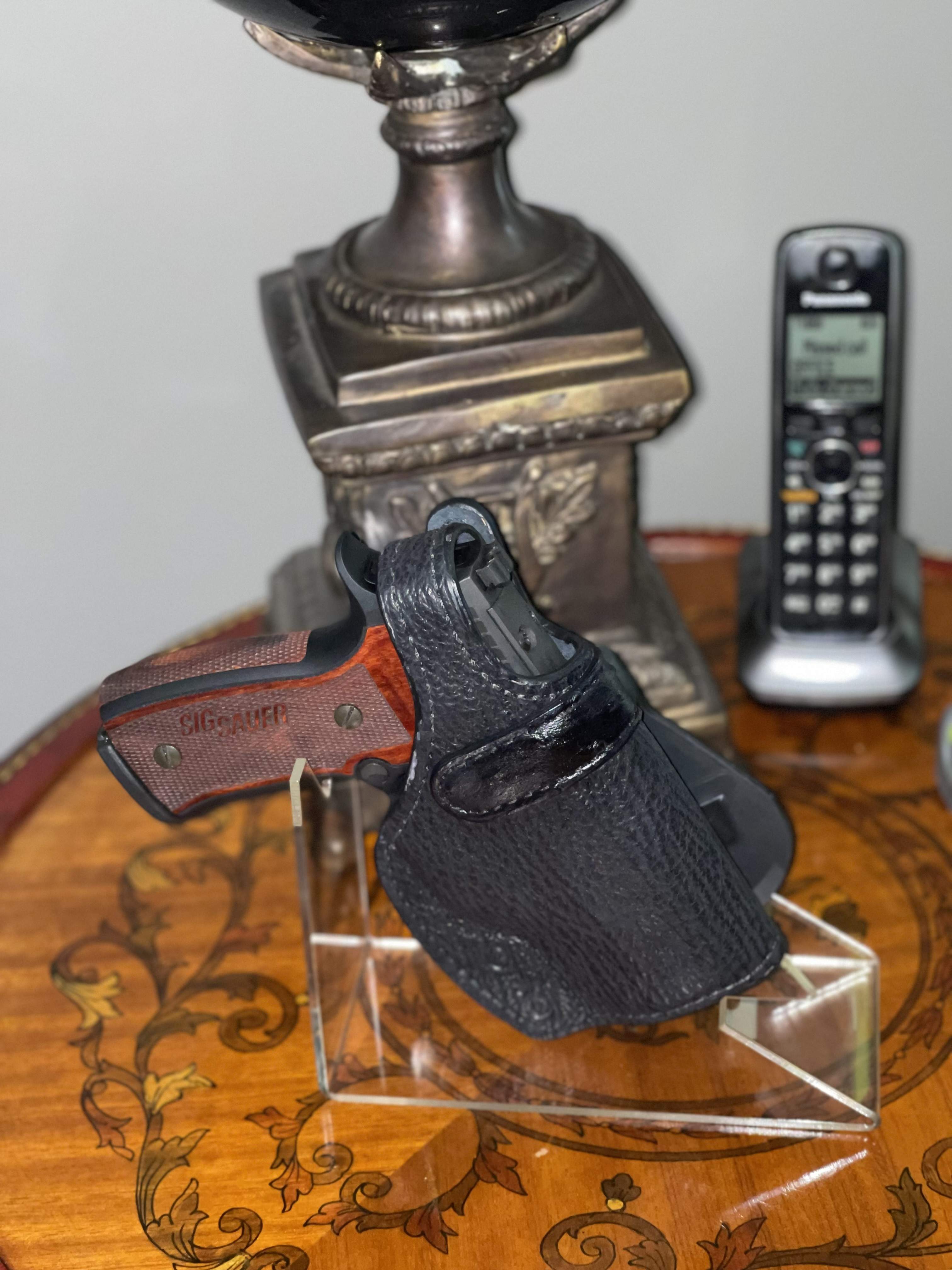Sig in a Paddle Holster