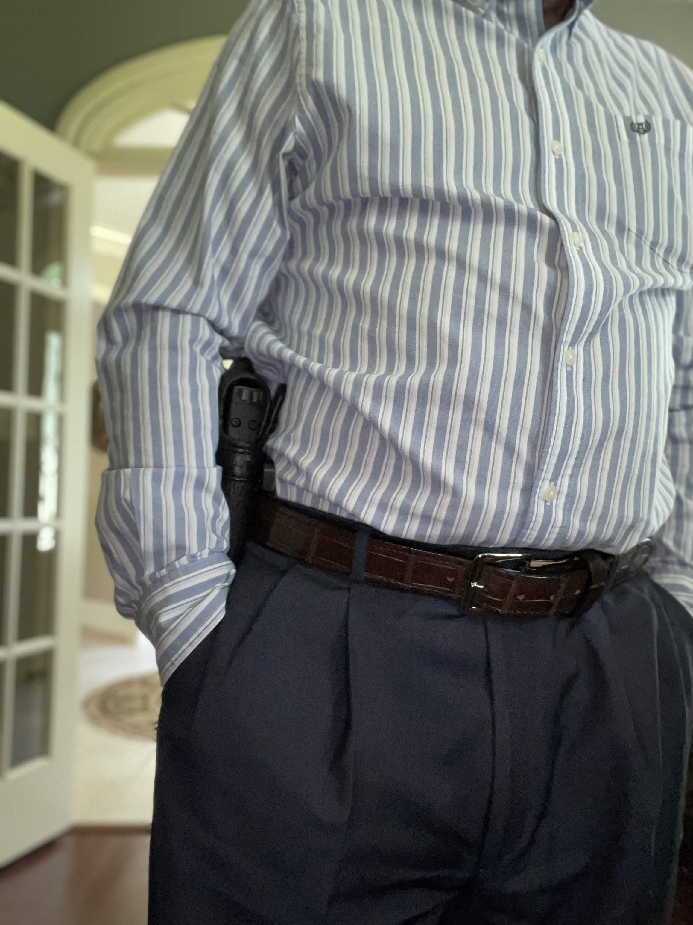 Carrying the P320 in a paddle Holster
