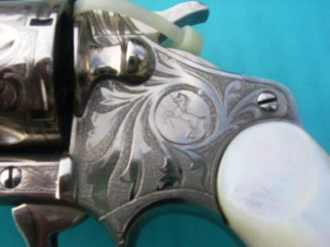 Rampant Colt logo on the 1950 Colt Detective Special