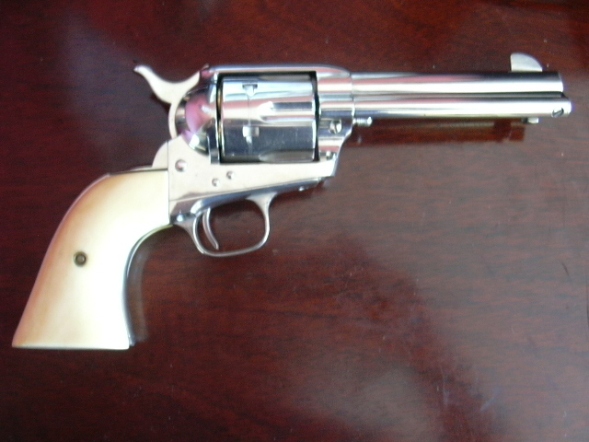 Close detail of Colt Single Action Army Peacemaker
