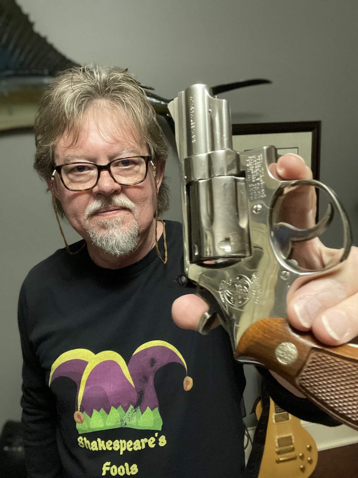 Author with 1972 Smith & Wesson Model 19-3