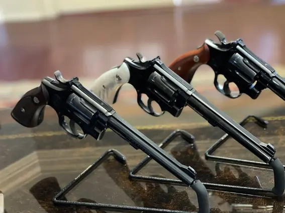 Smith and Wesson K-22 Masterpiece revolvers series
