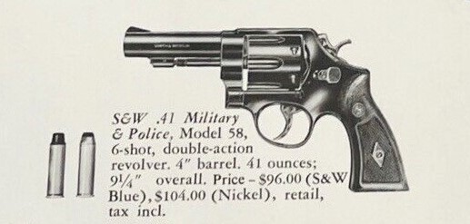 Smith & Wesson Model 58 illustration