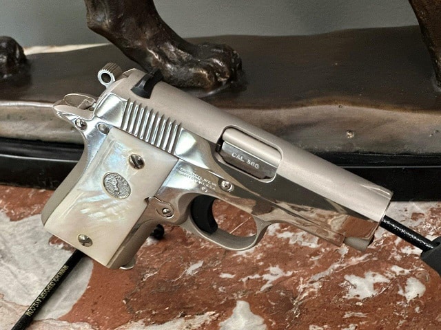 Colt Mustang .380 with mother-of-pearl grips