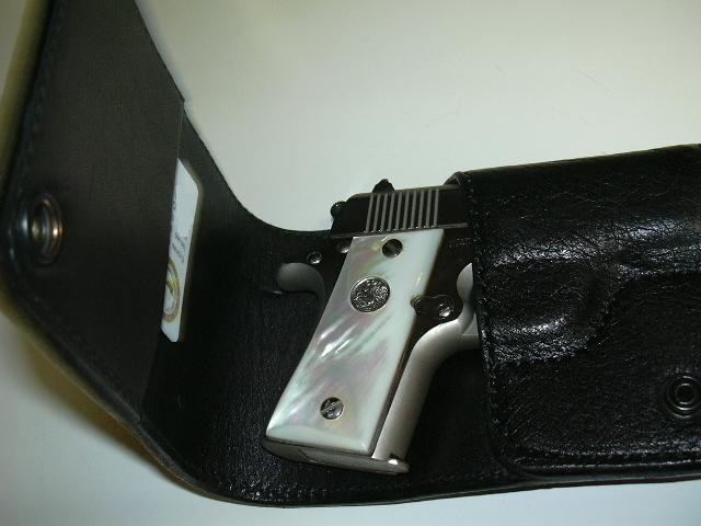 Wallet holster for Colt Mustang