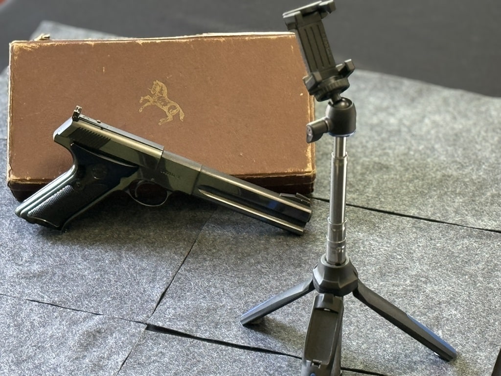 Colt Woodsman Match Target left side view