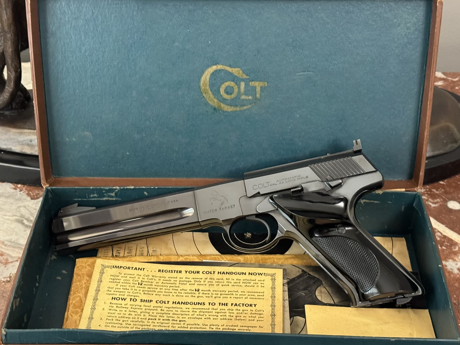 Colt Woodsman Match Target profile