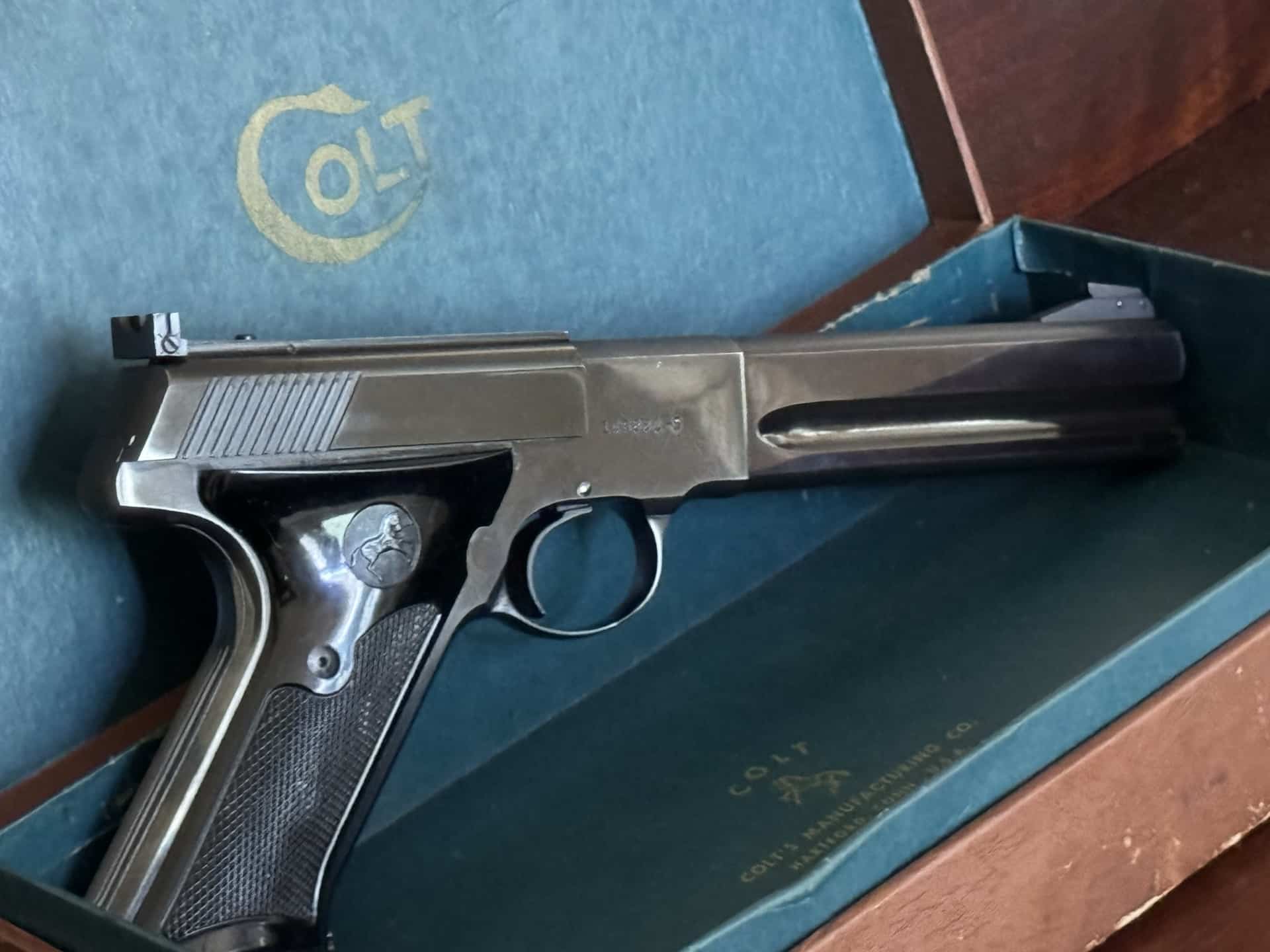 Colt Woodsman Match Target close up