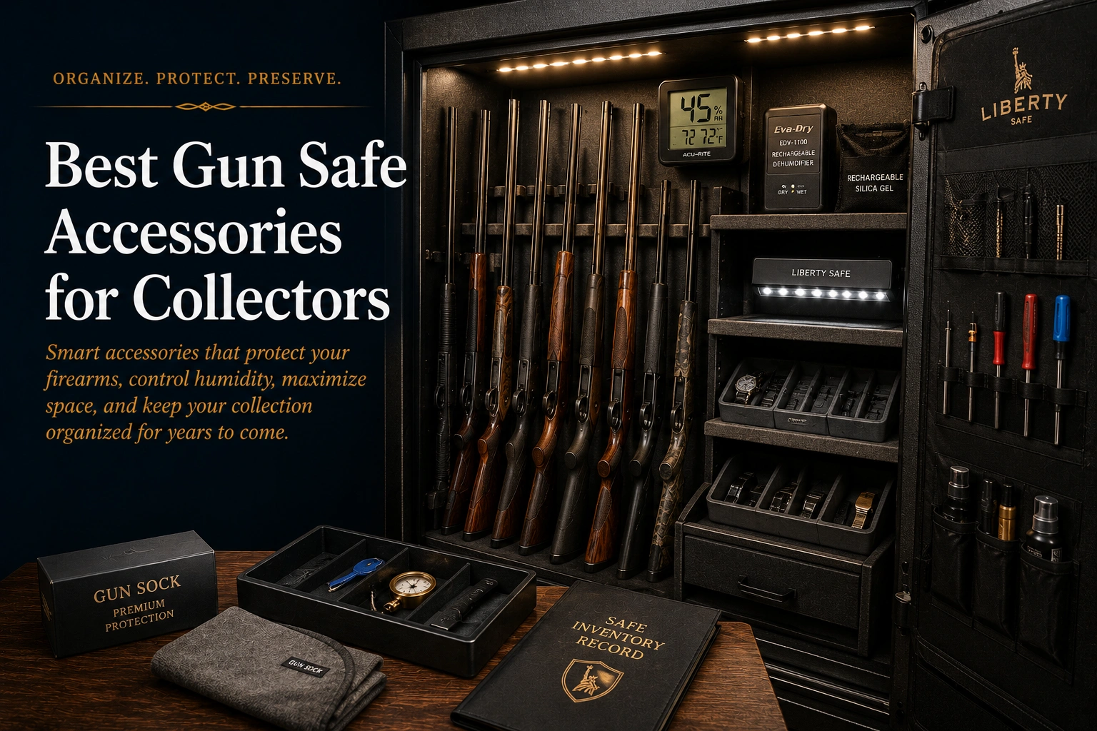 Gun safe accessories guide for collectors