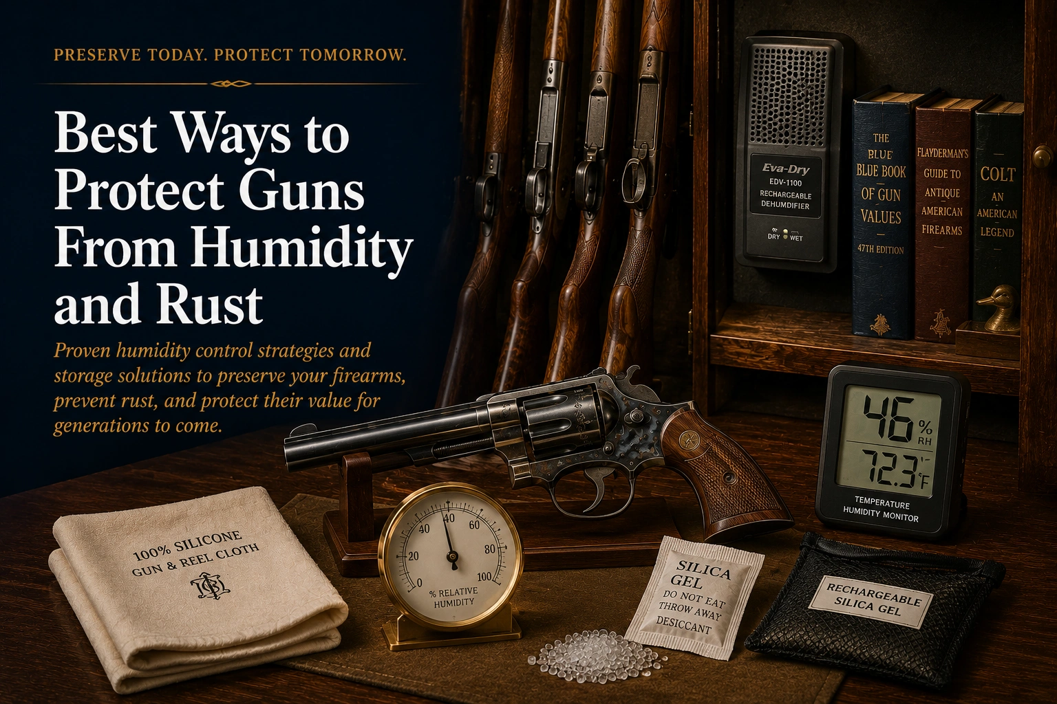 Humidity and rust prevention guide for gun collectors